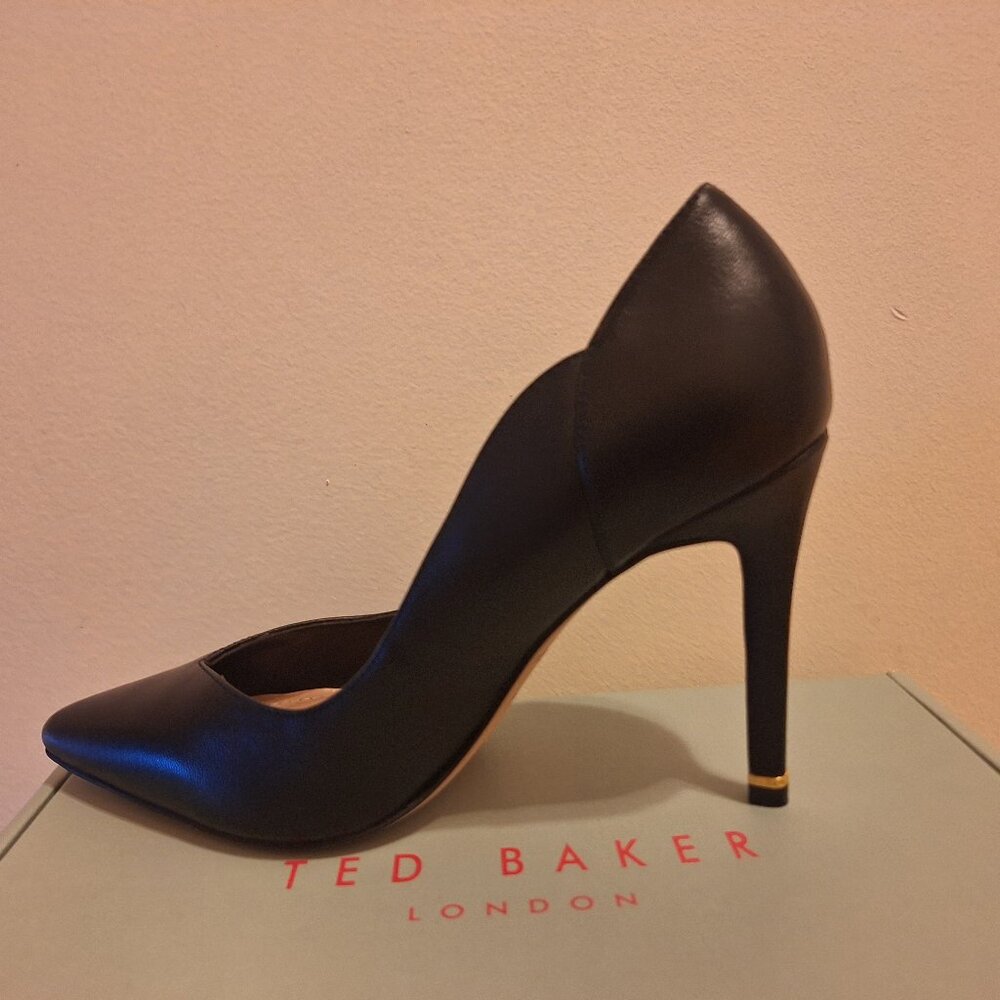 Leather Black Stilettos